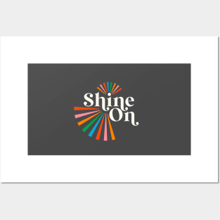 Shine On - Yellow Posters and Art